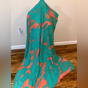 Pink and Green Floral Body Wrap